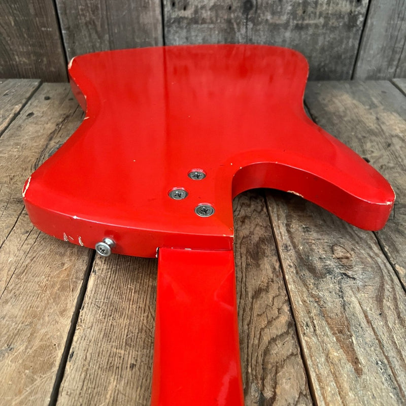 SOLD - Airline Bighorn 1965 Red Vintage Guitar - Mahar's Vintage Guitars