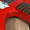 SOLD - Airline Bighorn 1965 Red Vintage Guitar - Mahar's Vintage Guitars