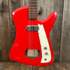 SOLD - Airline Bighorn 1965 Red Vintage Guitar - Mahar's Vintage Guitars