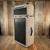 SOLD - Amplified Nation Steel String Sultan 75 - Watt Head 2x12 Cab Dogwood Suede 2020 - Mahar's Vintage Guitars