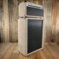 SOLD - Amplified Nation Steel String Sultan 75 - Watt Head 2x12 Cab Dogwood Suede 2020 - Mahar's Vintage Guitars