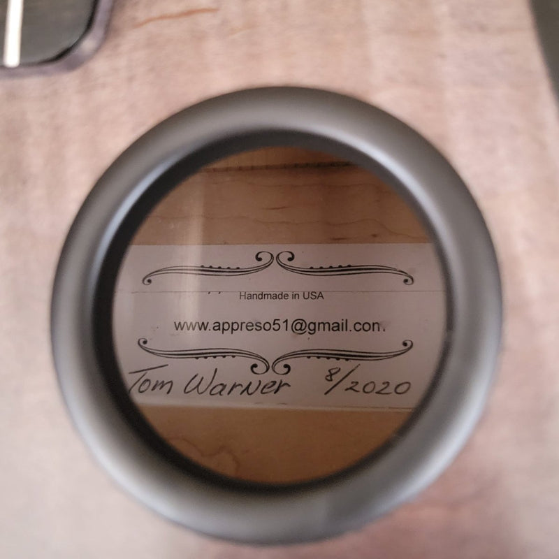 SOLD - Appalachian Guitars Squareneck Resonator Last Tom Warner Build 8/2020 - Mahar's Vintage Guitars