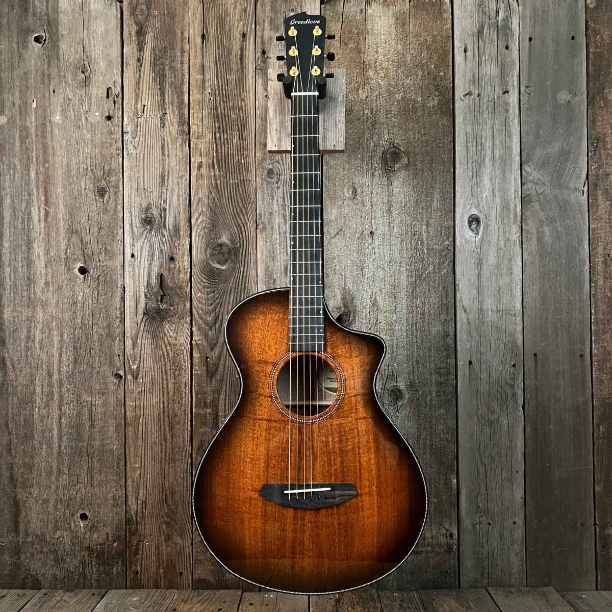 SOLD - Breedlove Concertina CE 2019 Bourbon Burst - Mahar's Vintage Guitars