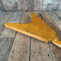 SOLD - Brian Monty 1958 Flying V replica Natural - Mahar's Vintage Guitars