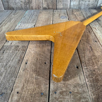 SOLD - Brian Monty 1958 Flying V replica Natural - Mahar's Vintage Guitars