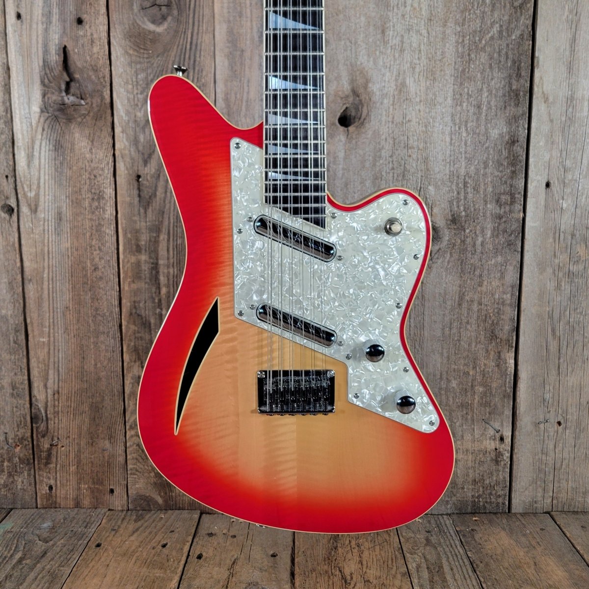 SOLD - Charvel 1990s Surfcaster XII – Vintage 12 - String Electric Guitar with Lipstick Pickups, Rare Japan Model - Mahar's Vintage Guitars