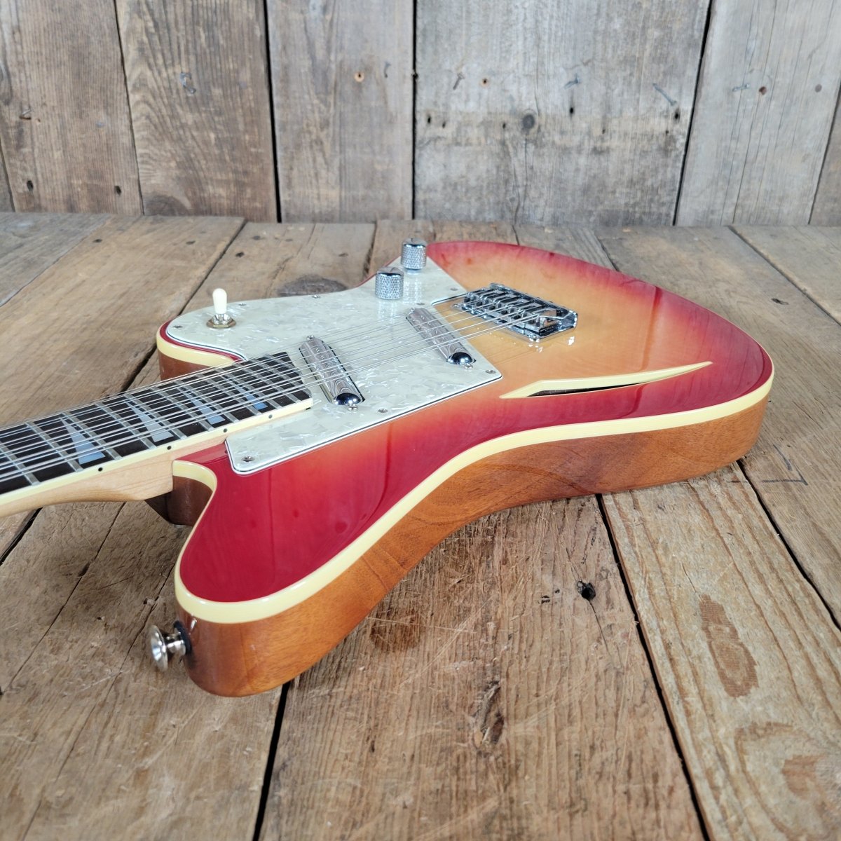 SOLD - Charvel 1990s Surfcaster XII – Vintage 12 - String Electric Guitar with Lipstick Pickups, Rare Japan Model - Mahar's Vintage Guitars