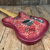SOLD - Crook Custom Guitars Paisley Tele 2000s One Off Custom Telecaster - Mahar's Vintage Guitars