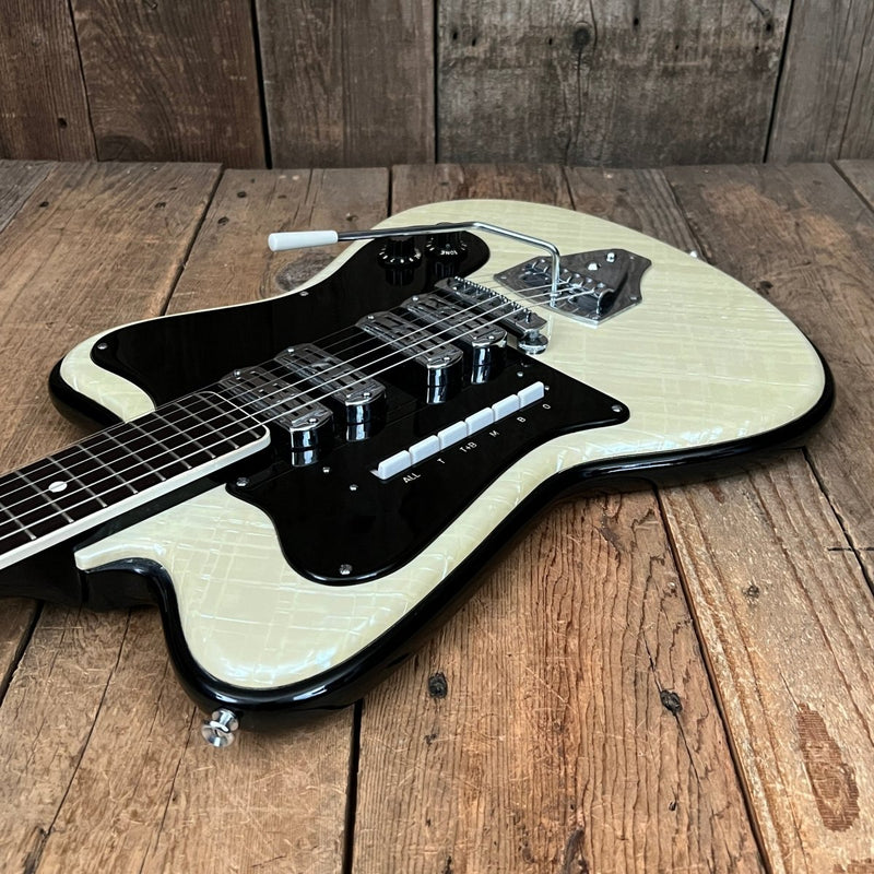 SOLD - Crucianelli Supreme 1964 Textured Pearl - Mahar's Vintage Guitars