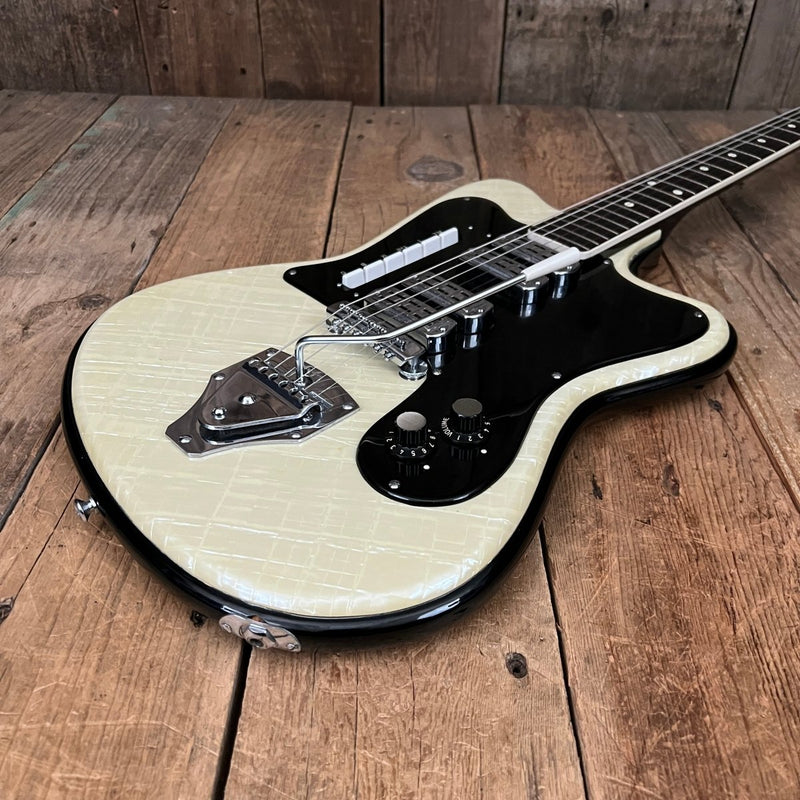 SOLD - Crucianelli Supreme 1964 Textured Pearl - Mahar's Vintage Guitars