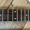 SOLD - Danelectro Double Neck Baritone and Guitar 2001 Black Burst with Case - Mahar's Vintage Guitars