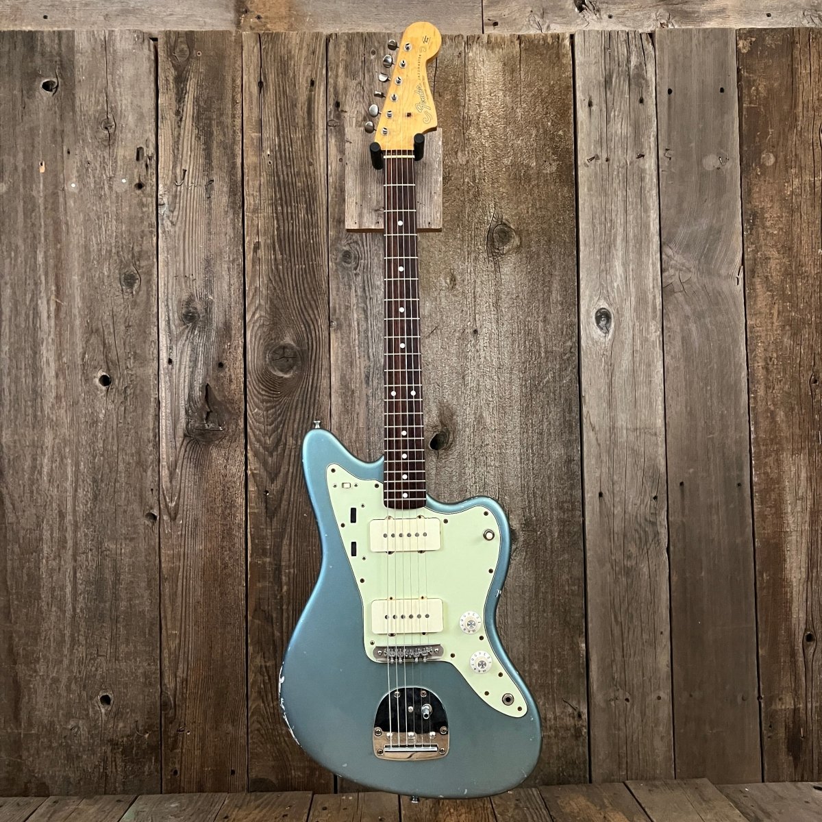 SOLD - Danocaster "Freakin" Era Jazzmaster 2008 Ocean Turquoise - Mahar's Vintage Guitars