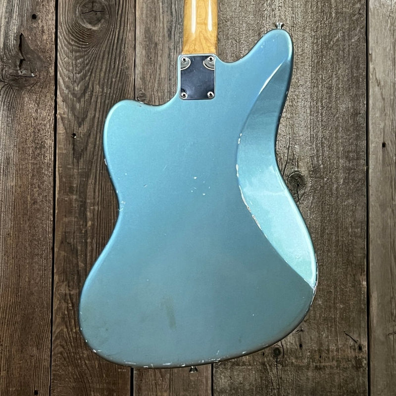 SOLD - Danocaster "Freakin" Era Jazzmaster 2008 Ocean Turquoise - Mahar's Vintage Guitars