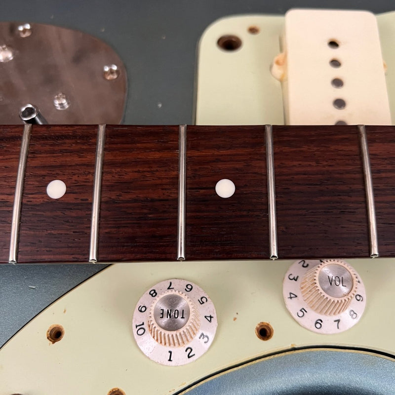 SOLD - Danocaster "Freakin" Era Jazzmaster 2008 Ocean Turquoise - Mahar's Vintage Guitars