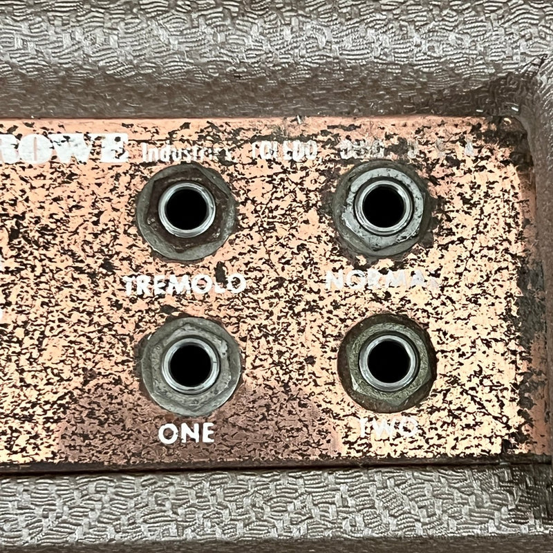 SOLD - DeArmond R25T 2x10" Amplifier 1960 Brown - Mahar's Vintage Guitars
