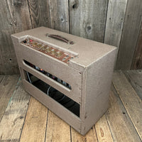 SOLD - DeArmond R25T 2x10" Amplifier 1960 Brown - Mahar's Vintage Guitars