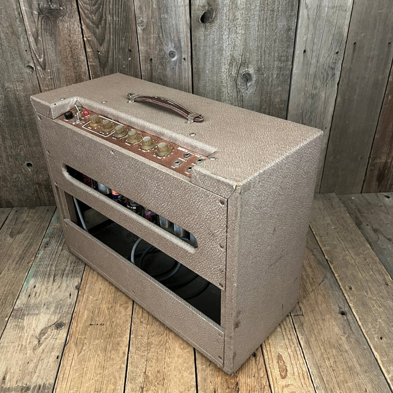 SOLD - DeArmond R25T 2x10" Amplifier 1960 Brown - Mahar's Vintage Guitars