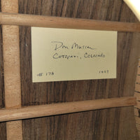 SOLD - Don Musser Dreadnought Brazilian Rosewood 1997 - Mahar's Vintage Guitars