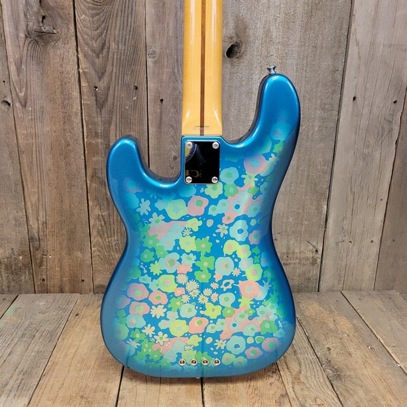 SOLD - Fender '54 Reissue Precision Bass Blue Floral Crafted in Japan 2002 - 2004 OPB - 54 CIJ - Mahar's Vintage Guitars