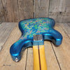 SOLD - Fender '54 Reissue Precision Bass Blue Floral Crafted in Japan 2002 - 2004 OPB - 54 CIJ - Mahar's Vintage Guitars