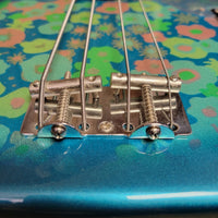 SOLD - Fender '54 Reissue Precision Bass Blue Floral Crafted in Japan 2002 - 2004 OPB - 54 CIJ - Mahar's Vintage Guitars