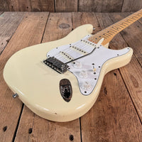 SOLD - Fender American Standard Stratocaster 1988 Olympic White - Mahar's Vintage Guitars