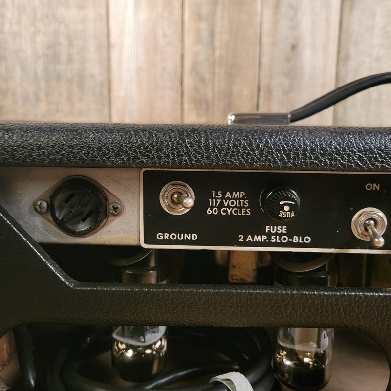 SOLD - Fender Bandmaster Head 1967 black panel guitar amp - Mahar's Vintage Guitars