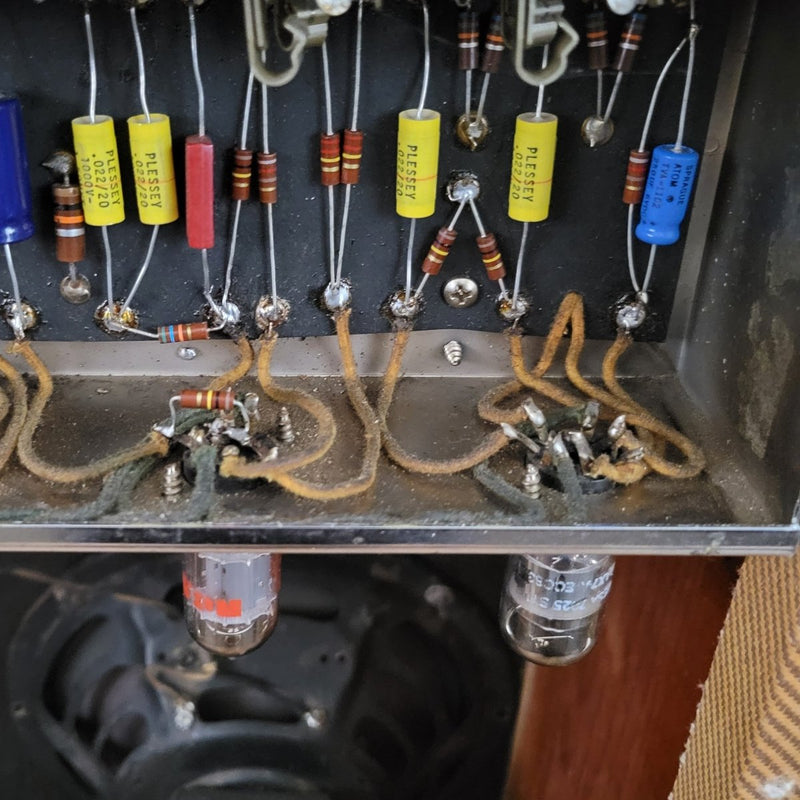 SOLD - Fender Bassman 5F6 - A Re - Tweed 1959 - Mahar's Vintage Guitars