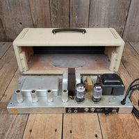 SOLD - Fender Bassman Amp Head 6G6 - B Blond Tolex Oxblood Grille 1962 - Mahar's Vintage Guitars
