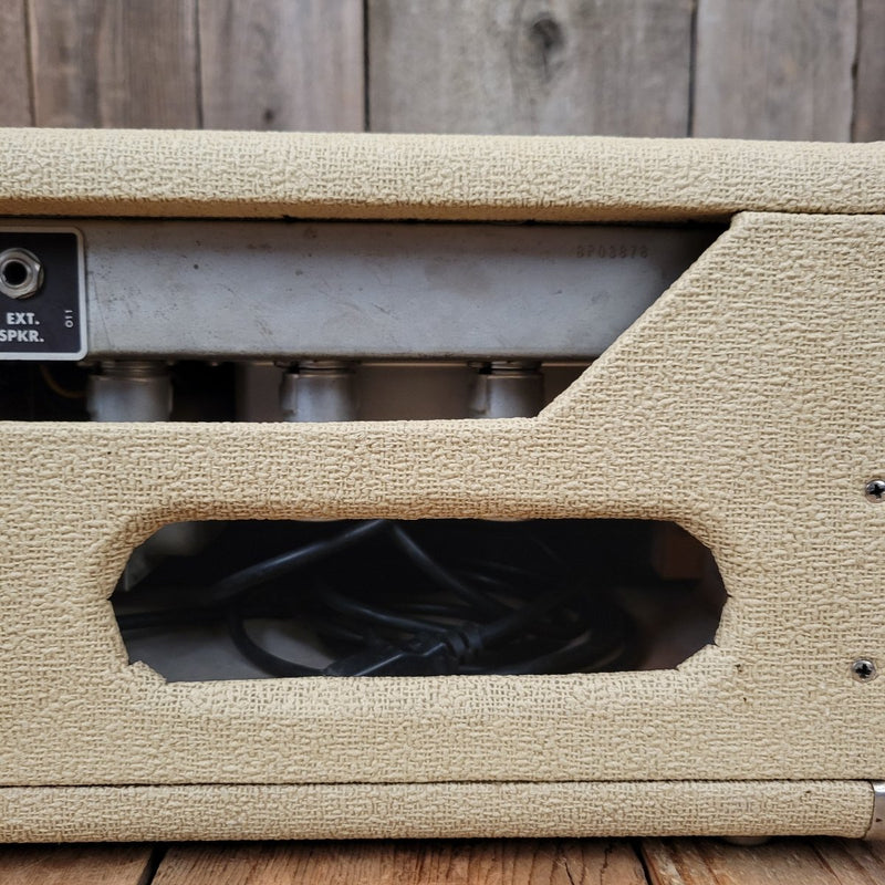 SOLD - Fender Bassman Amp Head 6G6 - B Blond Tolex Oxblood Grille 1962 - Mahar's Vintage Guitars