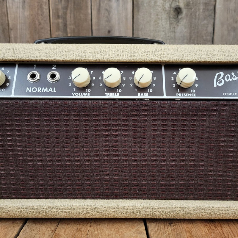 SOLD - Fender Bassman Amp Head 6G6 - B Blond Tolex Oxblood Grille 1962 - Mahar's Vintage Guitars