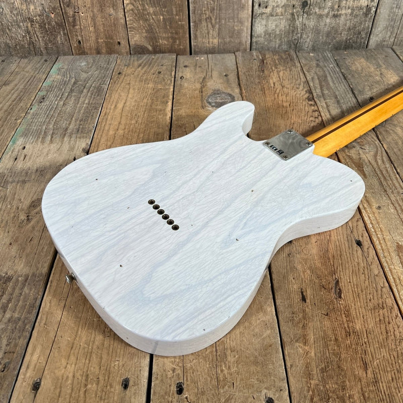 SOLD - Fender Custom '52 Telecaster Journeyman Relic 2022 White Blonde - Mahar's Vintage Guitars