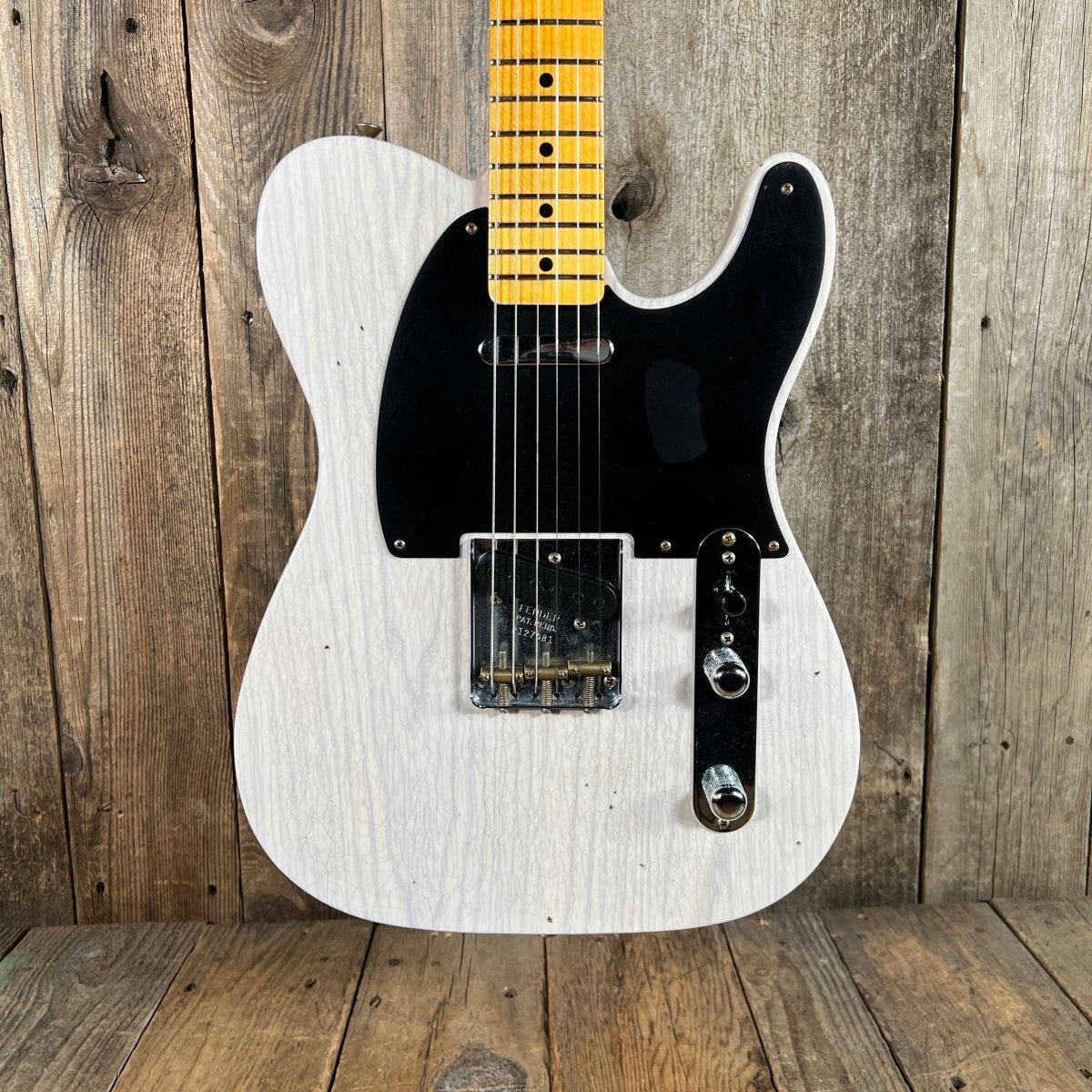 SOLD - Fender Custom '52 Telecaster Journeyman Relic 2022 White Blonde - Mahar's Vintage Guitars