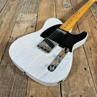 SOLD - Fender Custom '52 Telecaster Journeyman Relic 2022 White Blonde - Mahar's Vintage Guitars