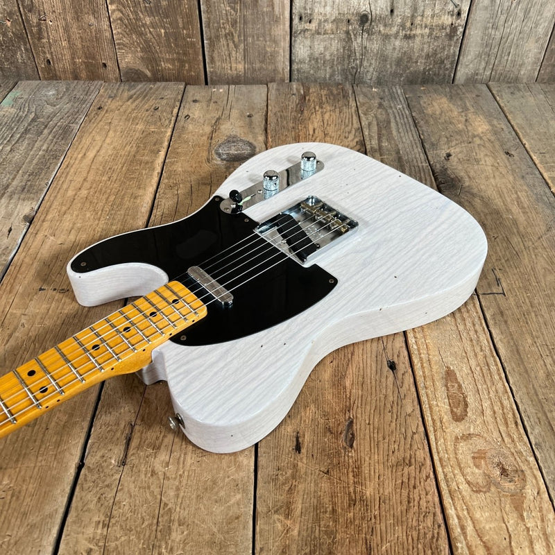 SOLD - Fender Custom '52 Telecaster Journeyman Relic 2022 White Blonde - Mahar's Vintage Guitars