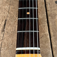 SOLD - Fender Custom Shop 64 Stratocaster Journeyman Super Faded Aged Sonic Blue 2018 - Mahar's Vintage Guitars