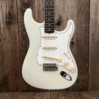 SOLD - Fender Custom Shop 64 Stratocaster Journeyman Super Faded Aged Sonic Blue 2018 - Mahar's Vintage Guitars