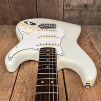 SOLD - Fender Custom Shop 64 Stratocaster Journeyman Super Faded Aged Sonic Blue 2018 - Mahar's Vintage Guitars