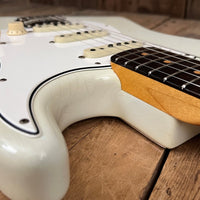 SOLD - Fender Custom Shop 64 Stratocaster Journeyman Super Faded Aged Sonic Blue 2018 - Mahar's Vintage Guitars