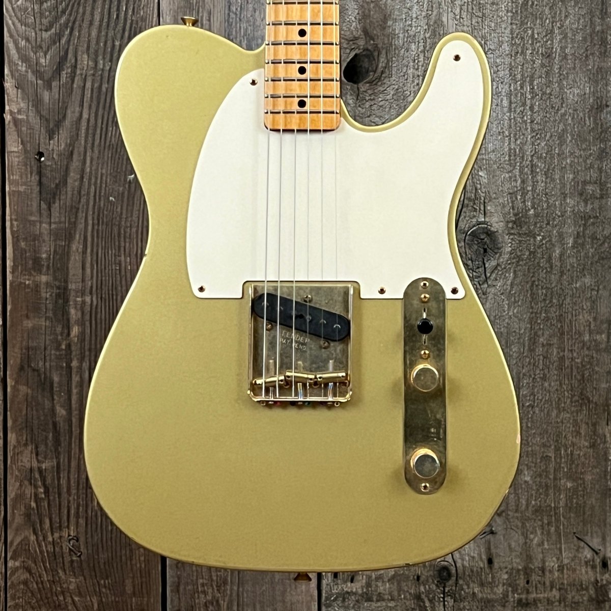 SOLD - Fender Custom Shop Esquire Built for Norm's Rare Guitars '59 Relic 2005 Gold - Mahar's Vintage Guitars