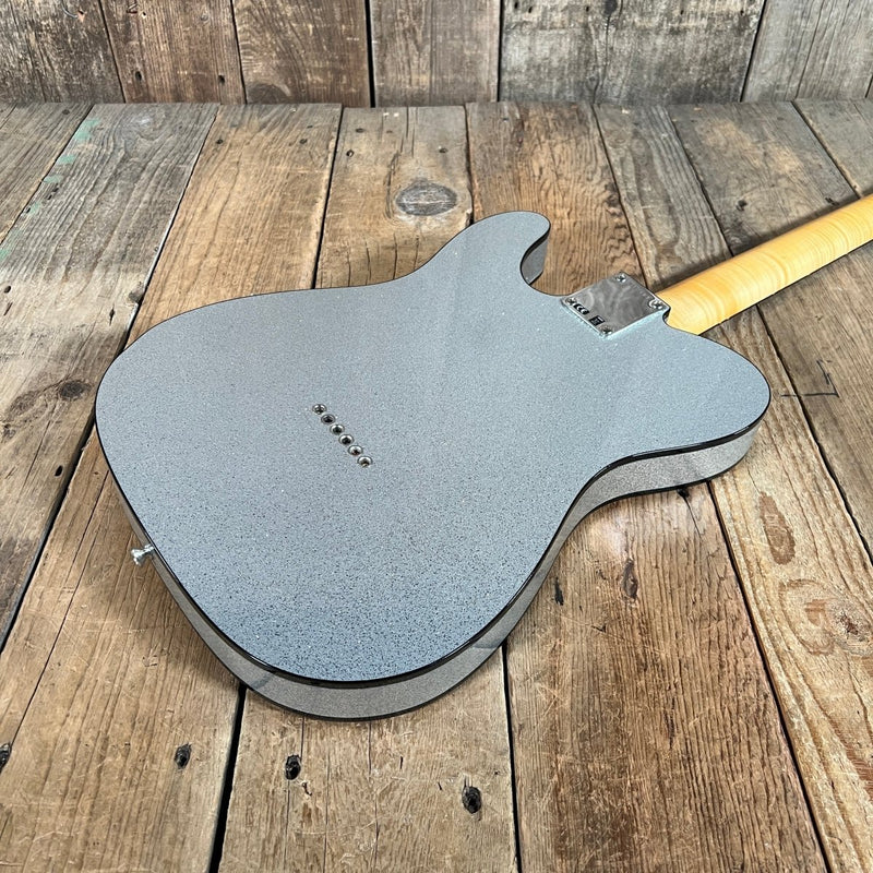 Sold - Fender Custom Telecaster 2021 Silver Sparkle *Josefina hand wounds - Mahar's Vintage Guitars
