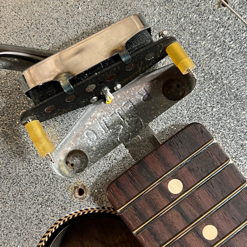 Sold - Fender Custom Telecaster 2021 Silver Sparkle *Josefina hand wounds - Mahar's Vintage Guitars