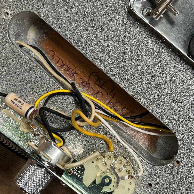 Sold - Fender Custom Telecaster 2021 Silver Sparkle *Josefina hand wounds - Mahar's Vintage Guitars