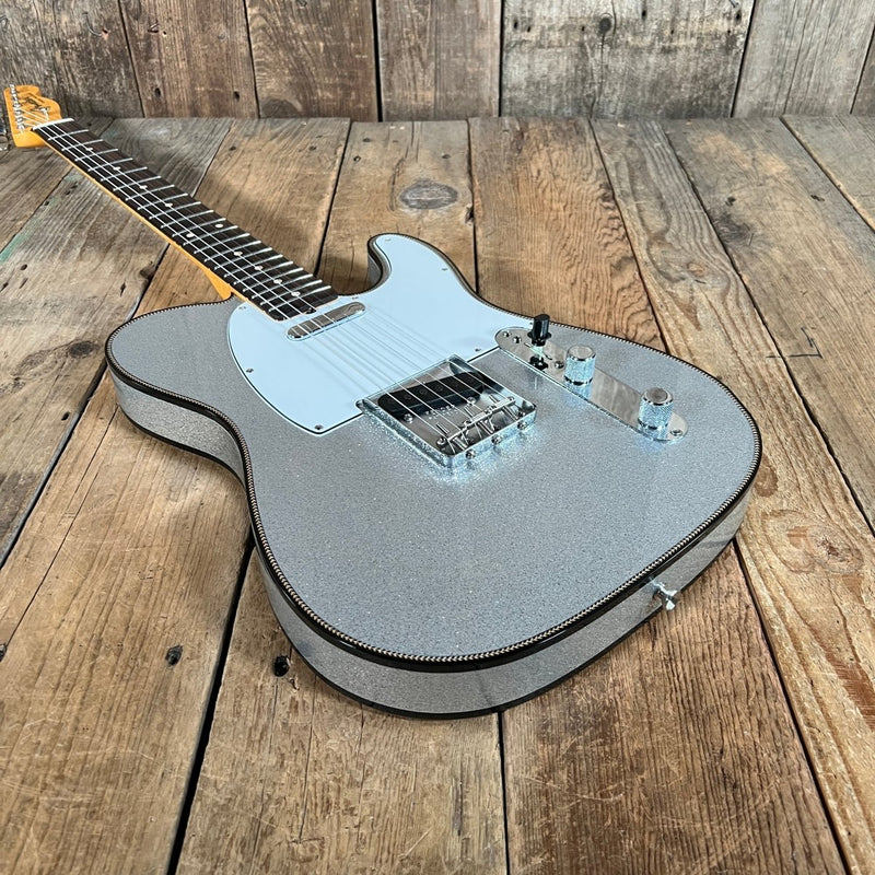 Sold - Fender Custom Telecaster 2021 Silver Sparkle *Josefina hand wounds - Mahar's Vintage Guitars