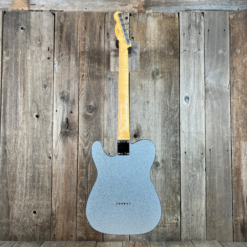 Sold - Fender Custom Telecaster 2021 Silver Sparkle *Josefina hand wounds - Mahar's Vintage Guitars