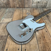 Sold - Fender Custom Telecaster 2021 Silver Sparkle *Josefina hand wounds - Mahar's Vintage Guitars