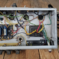 SOLD - Fender Deluxe Reverb AB763 1969 Silver Panel Drip Edge Black Line - Mahar's Vintage Guitars