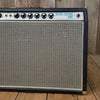 SOLD - Fender Deluxe Reverb AB763 1969 Silver Panel Drip Edge Black Line - Mahar's Vintage Guitars