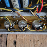 SOLD - Fender Deluxe Reverb AB763 1969 Silver Panel Drip Edge Black Line - Mahar's Vintage Guitars