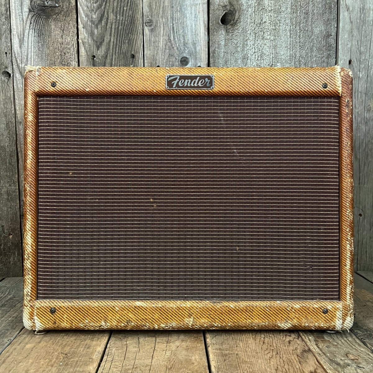 SOLD - Fender Deluxe Tweed 5E3 Small Box 1955 - Mahar's Vintage Guitars